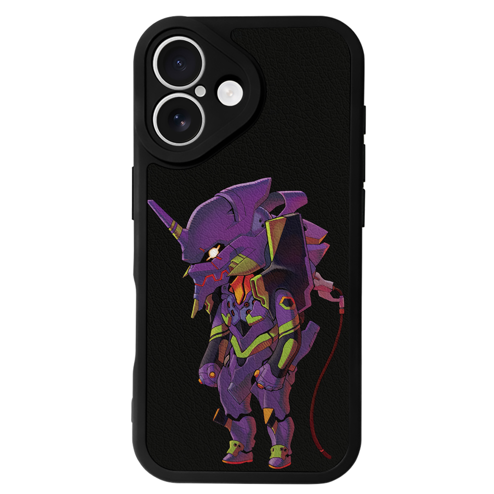 （画像用） EVA 新世紀エヴァンゲリオン 【iPhone 16シリーズ対応】シリコンスマホケース（レザー調） 材質：シリコン